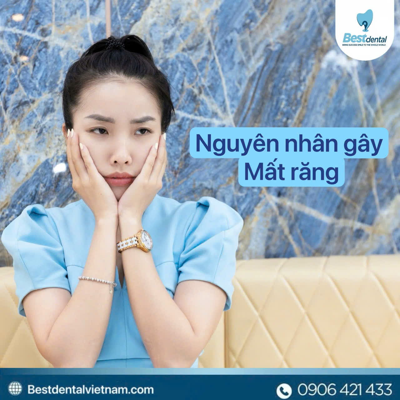 có nhiều nguyên nhân gây mất răng 